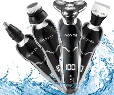 KIMTOK Waterproof IPX6 Electric Trimmer Wet & Dry Rotary Shavers for Men  Shaver For Men(Black)