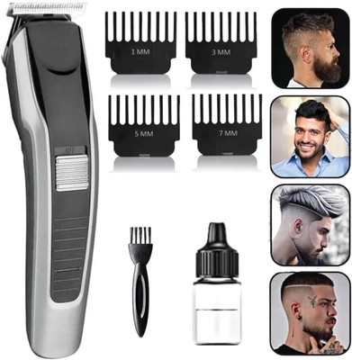 AVENUE Chargeable Beard Moustache Trimmer Powerful Hair Clipper Razor BT  Shaver For Men(SILVER,BLACK)