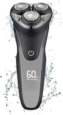 Retail Infinity Digital Display Usb Charging Wet & Dry Rotary  Shaver For Men(Multicolor)