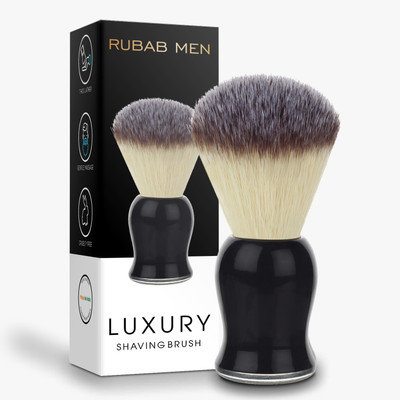 RUBAB MEN Soft  for Men |Panther Edition| Luxury Shave Experience Shaving Brush