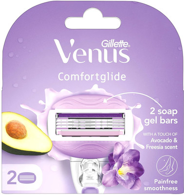 Venus Comfortglide Hair Removal Cartridges Avocado & Freesia scent
