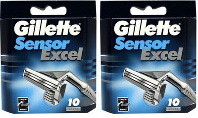 Gillette Sensor Excel IMPORTEDSensor Excel Cartridges - 10 ct, Pack of 2(Pack of 2)