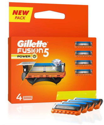 Gillette Fusion Power Blades Cartridges(Pack of 4)