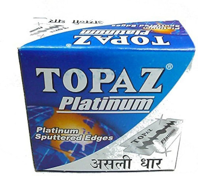 TOPAZ Platinum Blades 500 BLADES (EACH PACKET CONTAIN 50 BLADES) TK(Pack of 10)
