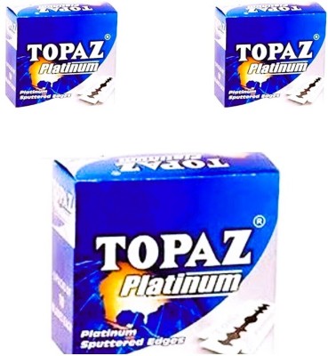 TOPAZ PPlatinum Blades 150 BLADES (EACH PACKET CONTAIN 50 BLADES)(Pack of 3)