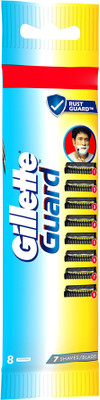 Gillette Guard 8S Shaving Blades with flexible head�(Pack of 8)