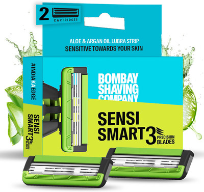 BOMBAY SHAVING COMPANY Sensi Smart 3 Razor Cartridge(Pack of 2)