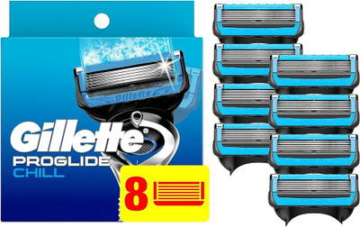 Gillette Fusion ProShield Chill Mens Razor Blade Refills 8 Count