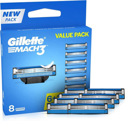 Gillette MACH3 8 CARTRIDGE(Pack of 8)