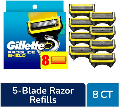 Gillette PROSHIELD POWER CARTRIDGES(Pack of 8)