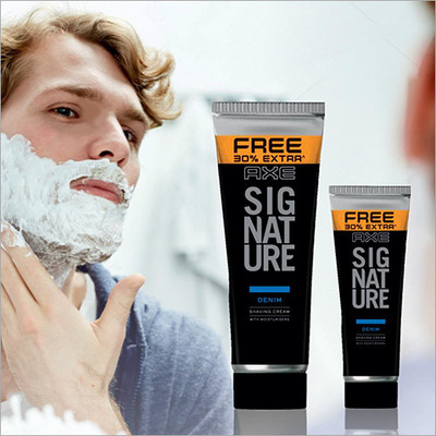 AXE Signature Shaving Cream Denim Sensitive 78gm x 2n(156 g)