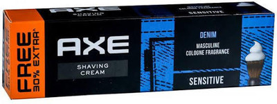 AXE Denim Shaving Cream 78g with Masculine Cologne Fragreance(78 g)