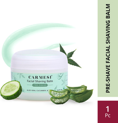 Carmesi Pre-Shave Facial Shaving Balm for Women, 50g | Shaving Balm for Face Razor(50 g)