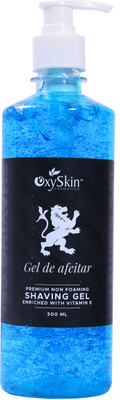 Oxyskin Cosmetics NON FOAMING SHAVING GEL (BLUE)(500 ml)