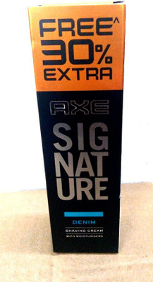 AXE Signature_ Shaving Cream Denim Sensitive 78gm(78 g)