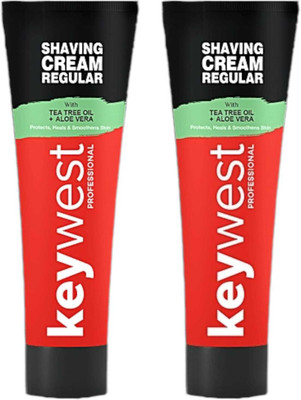 price history - clowzac KEYWEST PROFESSIONAL SHAVING CREAM FOR INSTANT CLEAN FACE PACK OF 125g x 2