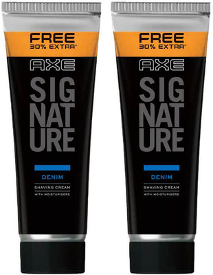 AXE Signature Shaving Cream Denim Sensitive 75gm x 2n(150 g)
