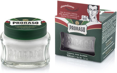 Proraso  Pre-Shave Cream Refreshing and Toning 3.6 Oz(100 ml)