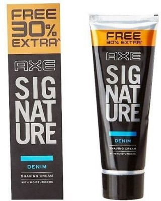 AXE Signature Shaving Cream Denim Sensitive 77gm x 2n(154 g)