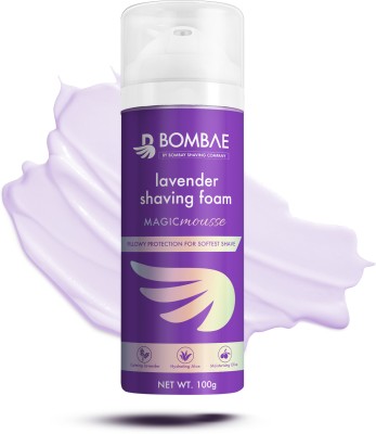 Bombae Lavender Shaving Foam | Hydrating Softest Shave(100 g)