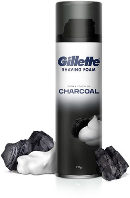 Gillette SHAVING FOAM CHARCOAL 196g 1 PCS(196 ml)