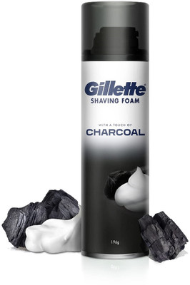 Gillette PRE SHAVE FOAM CHARCOAL 196g SET OF 1 PCS(196 ml)