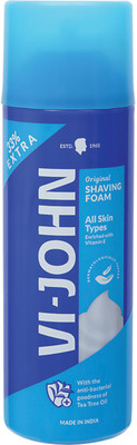 VI-JOHN Shaving Foam For All Skin Type | Clean & Hydrated skin(401 g)