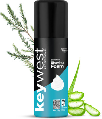 Keywest Professional Sensitive Pre-Shaving Foam for Men(50 g)