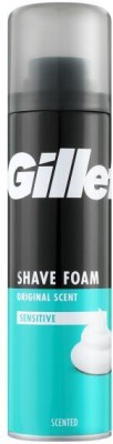 Gillette SHAVE FOAM ORIGINAL SCENT SENSITIVE (MADE IN GERMANY)(200 ml)