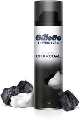 Gillette PRE SHAVE FOAM CHARCOAL 196g SET OF 1(196 ml)