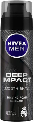 Nivea Men Deep Impact Smooth Shaving Foam (IMPORTED )(200 ml)