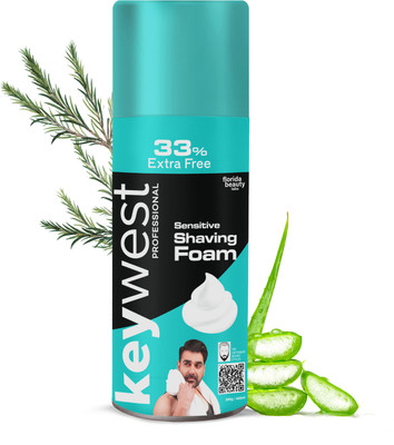 Keywest Professional Sensitive Pre-Shaving Foam for Men(385 g)