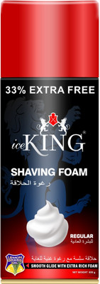 VETONI SHAVING FOAM ice king no.1 Red for Regular skin type(Pack of 1)|400gm|(400 g)