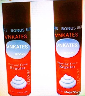 VNKATES BROOKS REGULAR SHAVING FOAM Q (EACH 500 ML) SET OF 2(1000 ml)