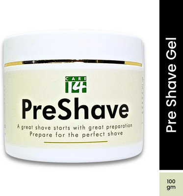 Care14 The Pre Shave Gel Gentle and Hydrating Formula Reduces Risks of Cuts and Burns(100 g)