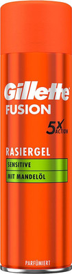 Gillette Fusion 5X Action Men's Shaving Gel with Almond Oil(200 ml)