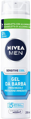 NIVEA FOR MEN Sensitive Cooling Shaving Gel MADE IN GERMANY(200 ml)