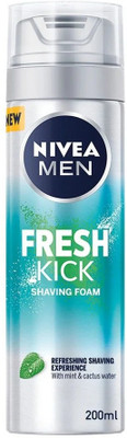 NIVEA MEN FRESH KICK SHAVING FOAM (MADE IN GERMANY)(200 ml)