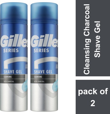 Gillette Series Cleansing Shave Gel (Pack of 2)(400 ml)