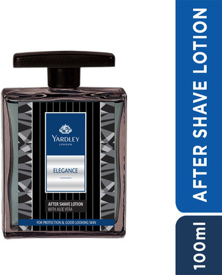 Yardley London Elegance with Aloe Vera After Shave Lotion for Men(100 ml)