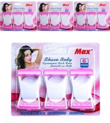 Mobonfashion 6 in 1 shave body blades(Pack of 4)