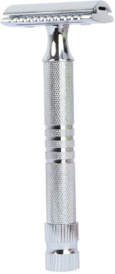 ASHOKA Men Double Edge Brass Safety Razor with 10 SS Blade A5001