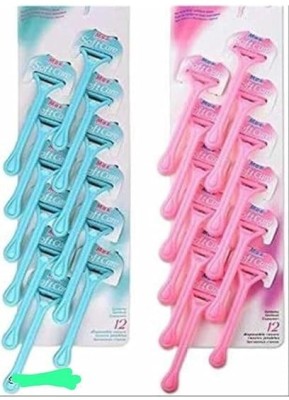 The Gorgeous Beauty SOFT Ultra Smooth Hair Removal Razor I 2-Blade Precision | Smooth & Hassle(Pack of 12)