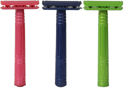 tinku Double Edge Plastic Safety Razor (Pack of 3), TTK-CLASSIC-SUPER, Men & Women(Pack of 3)