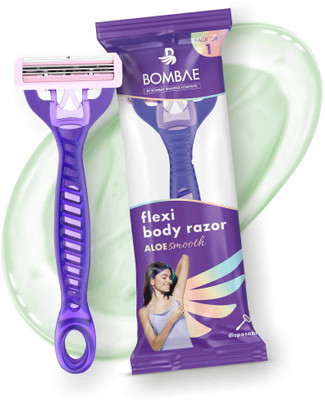 Bombae Flexi Body Razors for Women | Hair Remover for Arms, Underarms, Bikini, Legs, Women