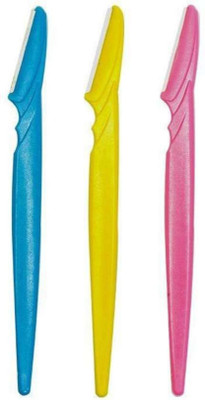 Parthstylemart GlamEdge Eyebrow & Face Razor Set – Pack of 3, Women(Pack of 3)