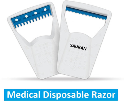 Sauran Pack of 2 Shaving Razor Reusable Blink & Glow Face Razor SRB2, Men & Women(Pack of 2)