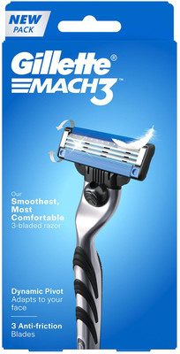 Gillette Mach3 New & Most Comfortable Blade Razor - 1 Count, Men