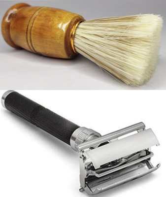 Loyalmart Double Edge Brass Shaving, Men(Pack of 2)