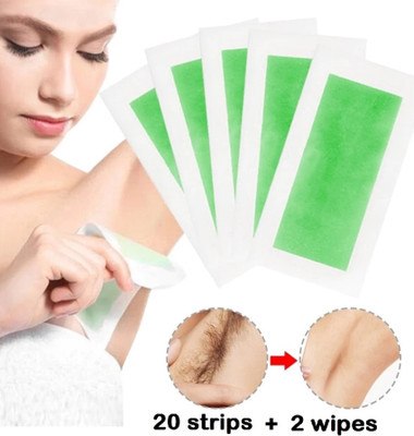 HUZURLU Paper Wax Strip | Hair Removal For Face Armpit Legs Bikini Hair Remove Strips Strips(10 g)